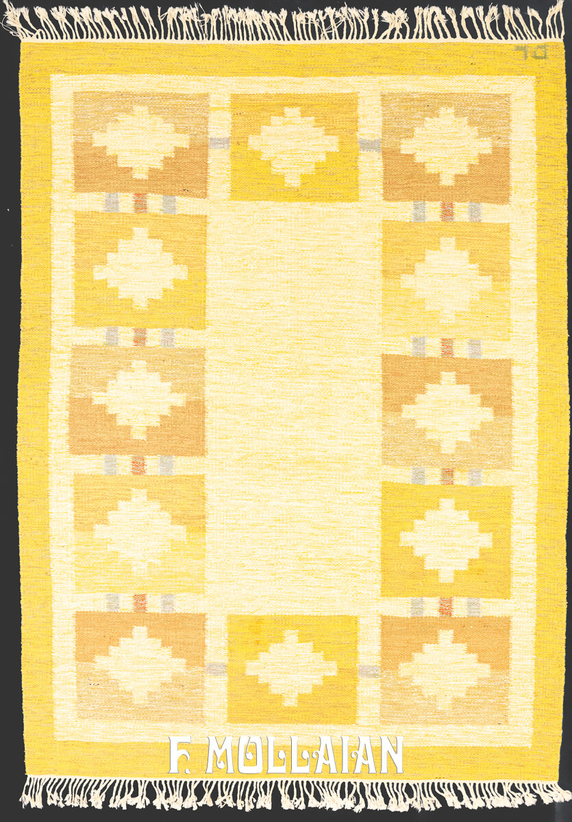 Scandinavian Rug Signed DL n°:749705